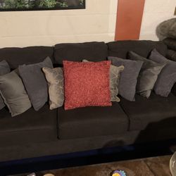 Ashley Sofa And Loveseat With Pillows