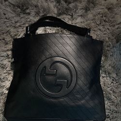GUCCI Leather Blondie Medium Tote Bag