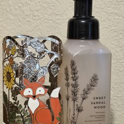 HAND SOAP AND SOAP HOLDER 