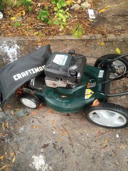 Craftsman 6hp self  propelled mower