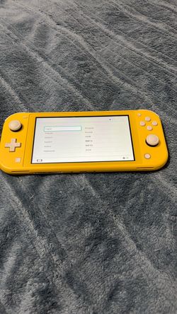 switch lite (yellow!)