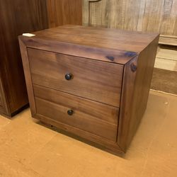 Dark Acacia Nightstand