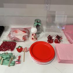 Strawberry Theme Party Supplies