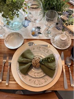 64 pc set. $200.00 firm Sheffield fine china classic 501
