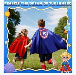 Kids Superhero Capes and Masks Set $3 each set. Last sets available