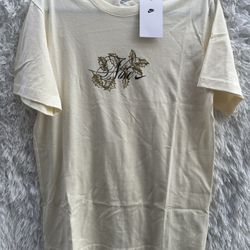 Nike Cream Graphic Men's Shirt Size Small 