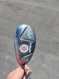 Lefty 3 Hybrid! Callaway Apex! X Stiff! Golf Clubs!