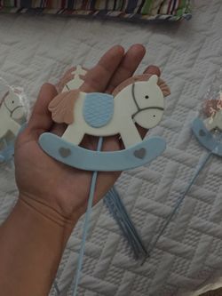 Horse decoration ceramic. Super cute for table centers !