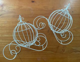 Wire Pumpkin Carriages