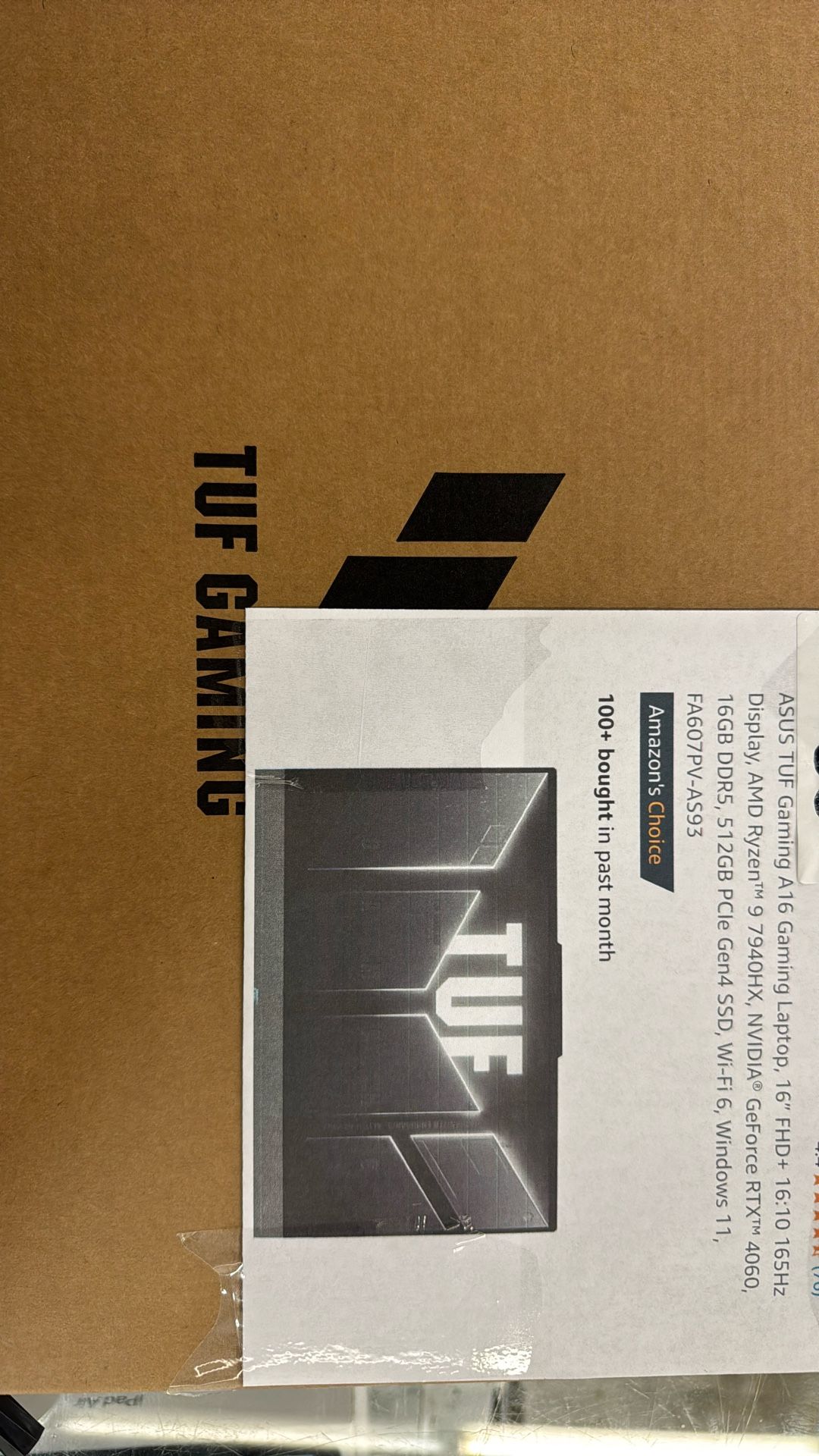ASUS TUF GAMING LAPTOP A16