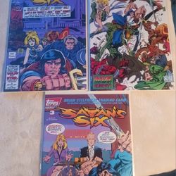 Satan's Six #1-3  Kirby Ditko - Topps Comics - 1993