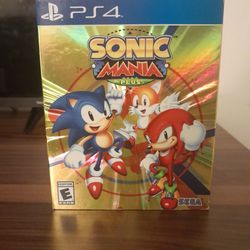 "Sonic Mania Plus" game for PS4.