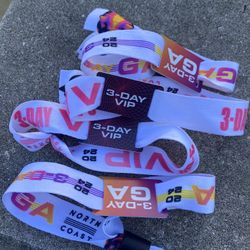 North Coast music Festival Wristbands For Sale