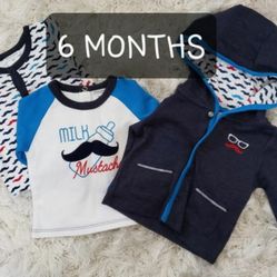 Baby Boy's 4 Piece Set - Size 6 Months **BRAND NEW!!**