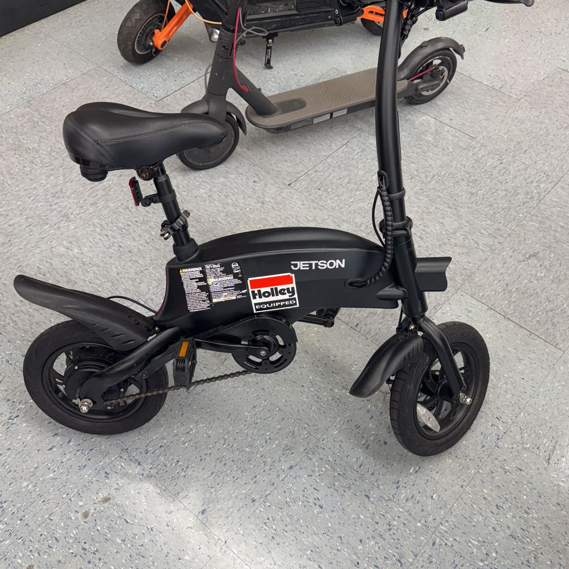 Jetson Adult Axle X 12" Step-Over Electric Folding Bike - Black
