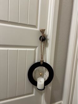 Wall sconces with candles