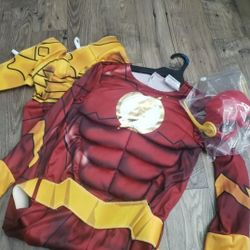 New Boys Flash Costume size Large