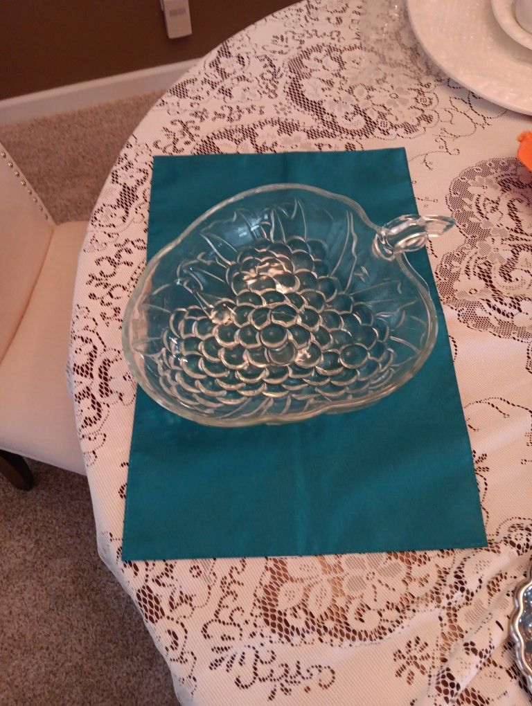Antique Indiana Glass Fruit Bowl