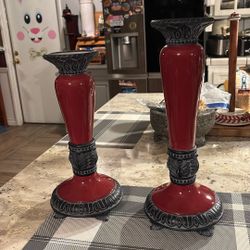 Fitz& Floyd Candleholders In Great Condition