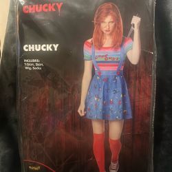 Chucky women costume-Size-XL 14-16 Brand New