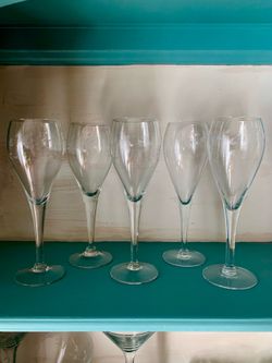 5 Princess House Champagne Glasses