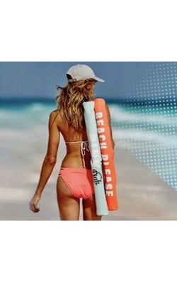 Victoria's Secret PINK Six Can Cooler Beach Sling Insulated Bag 30” Long 3” Dia