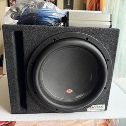 12"Memphis audio mojo in ported box & JLaudio 500.1D amp and wires