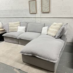 Light Gray Cloud Sectional (New)