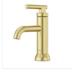 Pfister Capistrano Single Handle Single Hole Bathroom Faucet in Brushed Gold