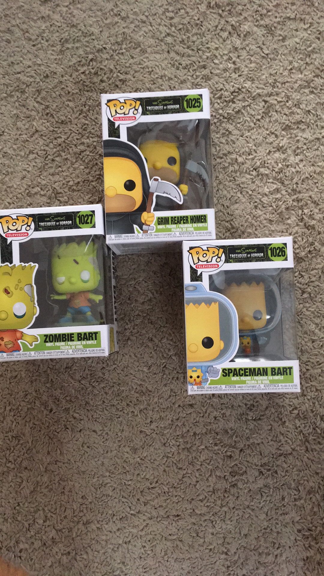 Simpsons Treehouse Of Horror Funko Pops