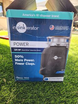 IN SINK ERATOR POWER SERIES 3/4HP GARBAGE DISPOSAL