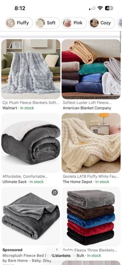 In need of blankets