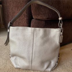 Coach Leather Purse With Adjustable Strap