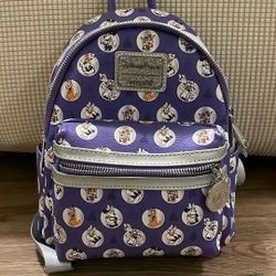 DISNEY PARKS DISNEY 100 MICKEY AND FRIENDS POLKA DOT LOUNGEFLY BACKPACK NEW