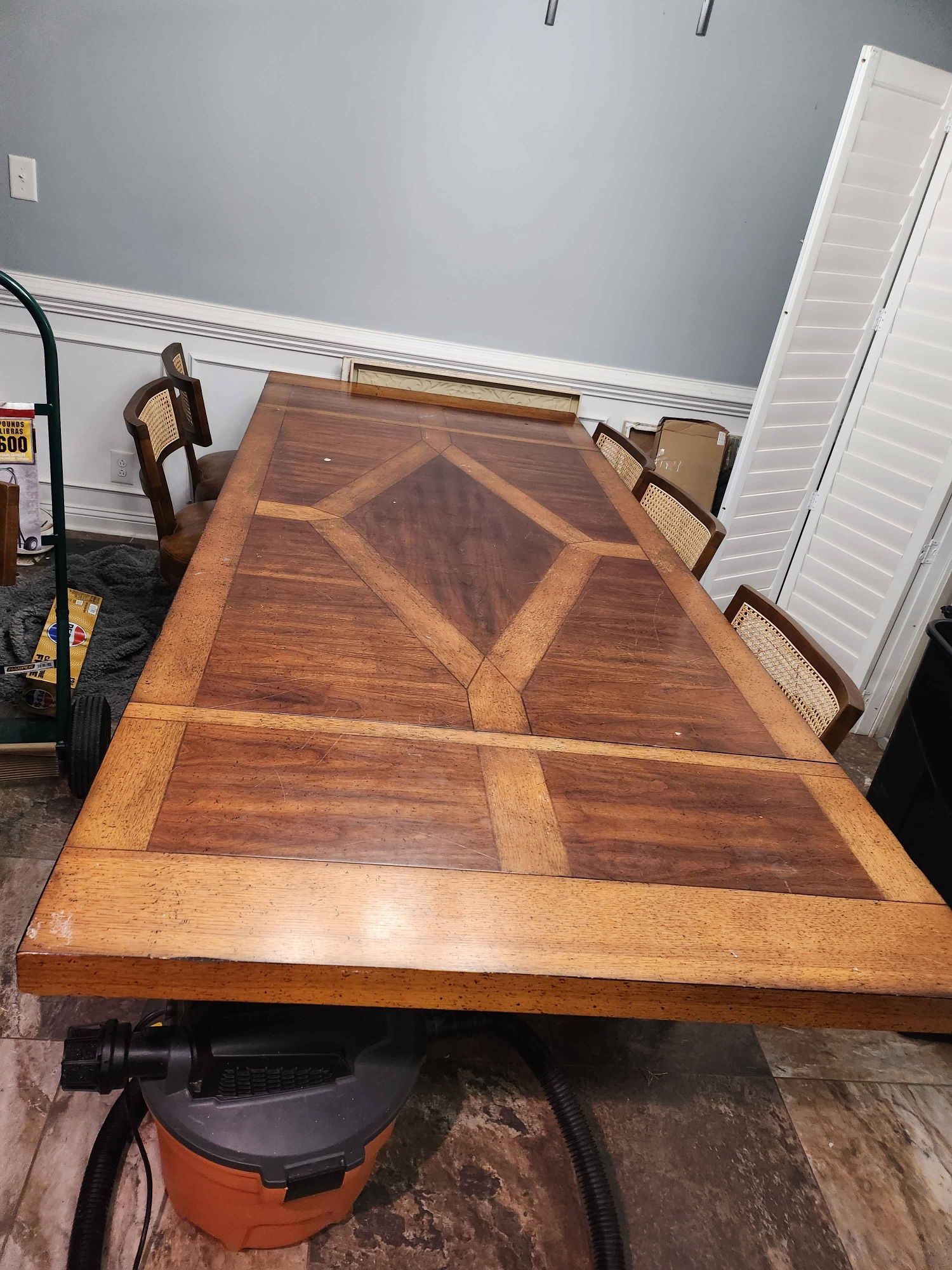 Wooden Trestle Table