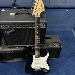 Fender Stratocaster guitar, Squire affinity model