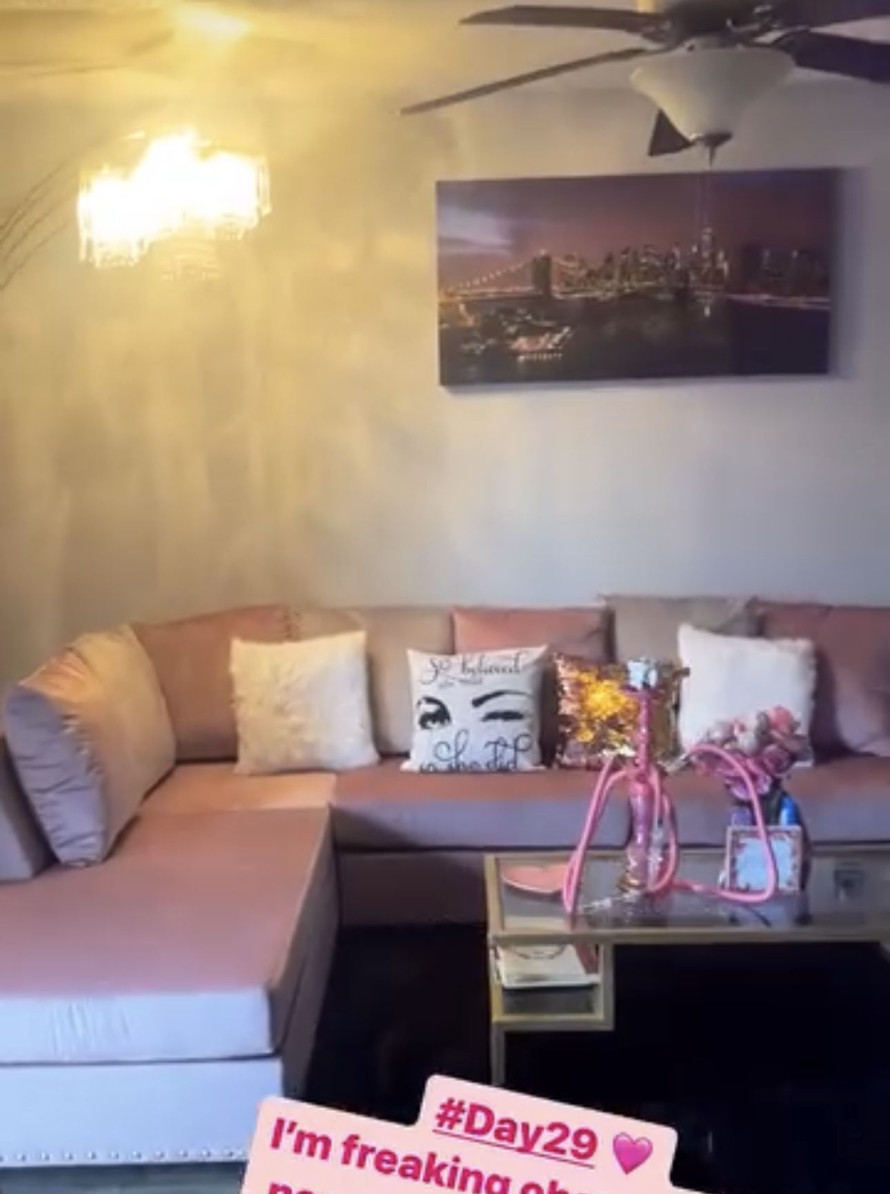 PINK SECTIONAL