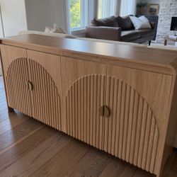 Brand New in sealed box 63” Modern Sideboard Buffet Cabinet – 4 Door Storage Credenza