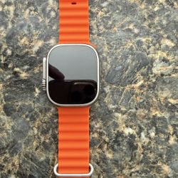 Apple Watch Ultra 2 49MM  TITANIUM Orange Ocean Band
