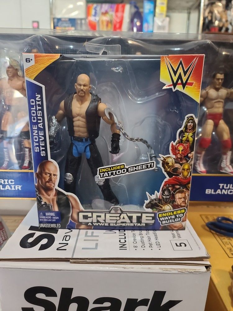 WWE Create Superstar STONE COLD STEVE AUSTIN MATTEL