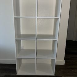 8-Cube Organizer Shelf – White 