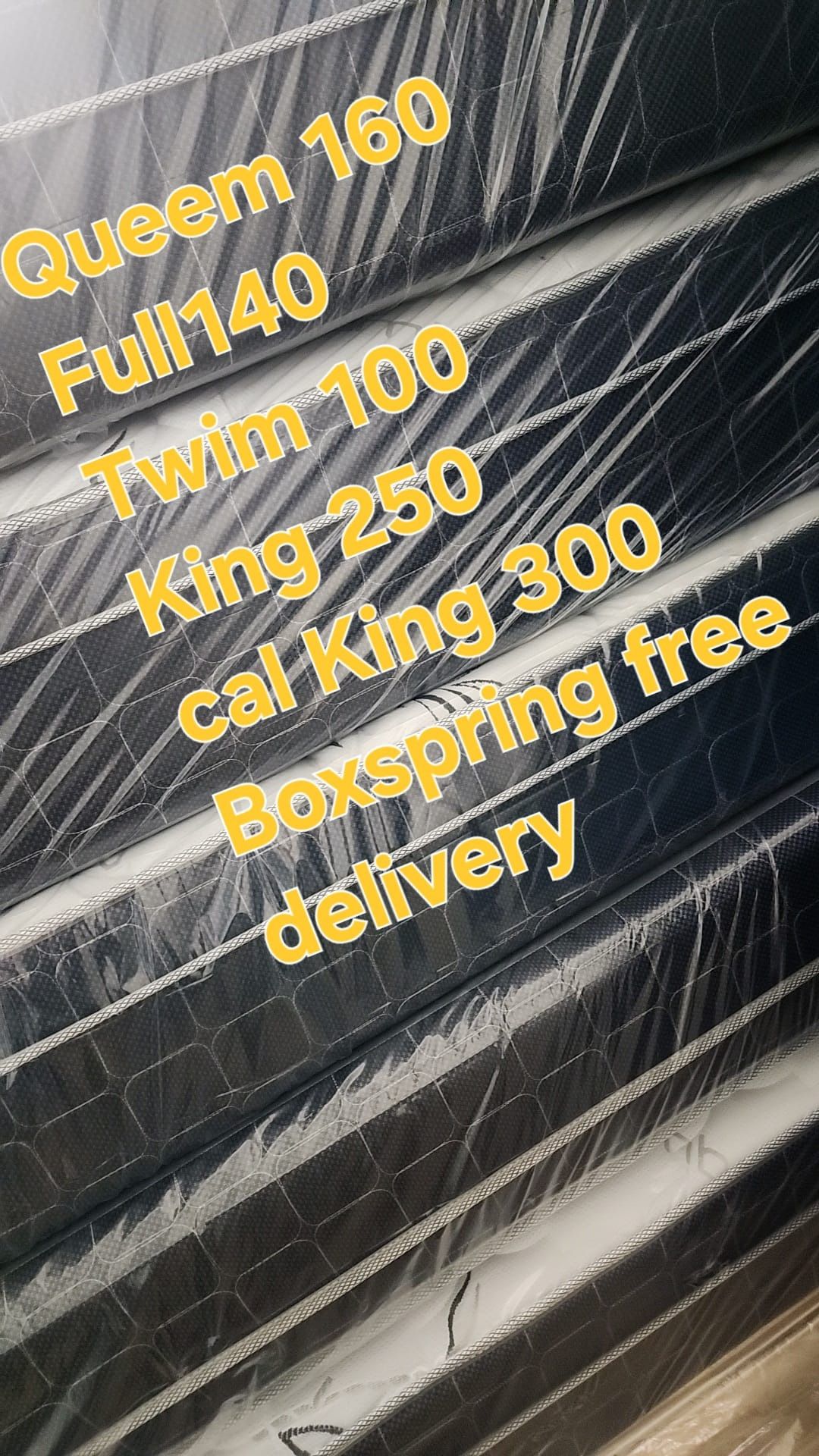 Mattress Pillow Top New