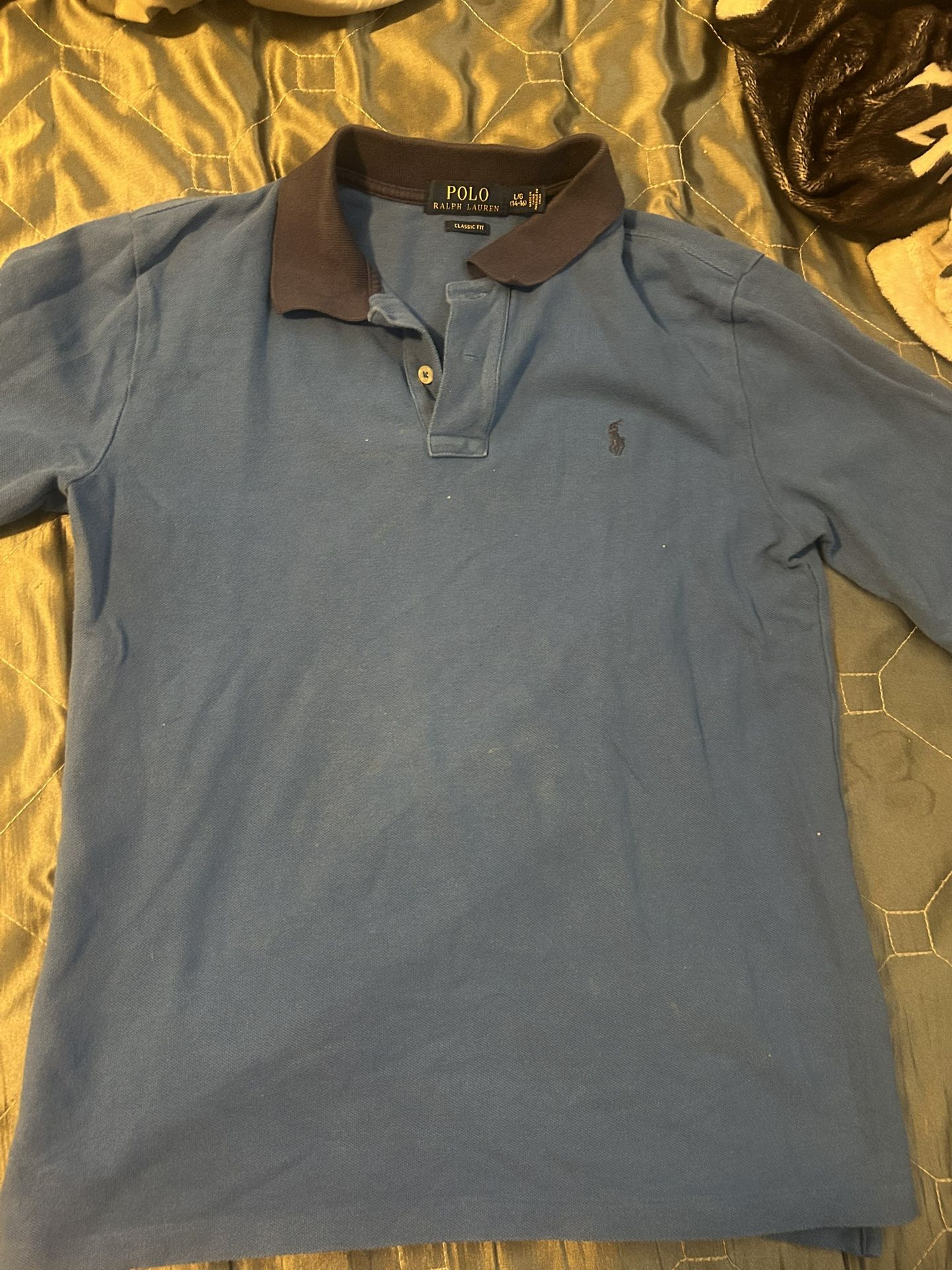 Boy Polo Long Sleeve Shirt