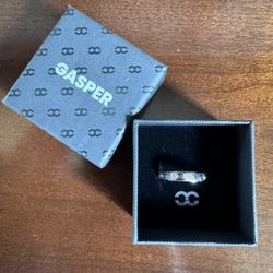Gasper Silver Chain ring Size 9