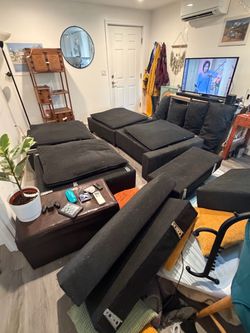 Black Modular Couch