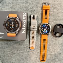Garmin Fenix 8 – 51mm AMOLED Sapphire Titanium (2 Bands)