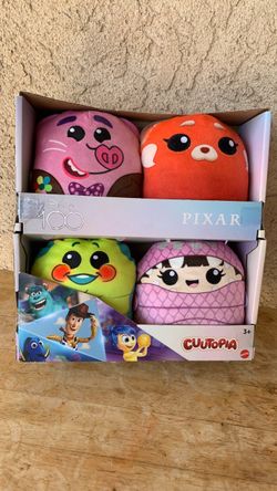 DISNEY/PIXAR 4PK PLUSHIES