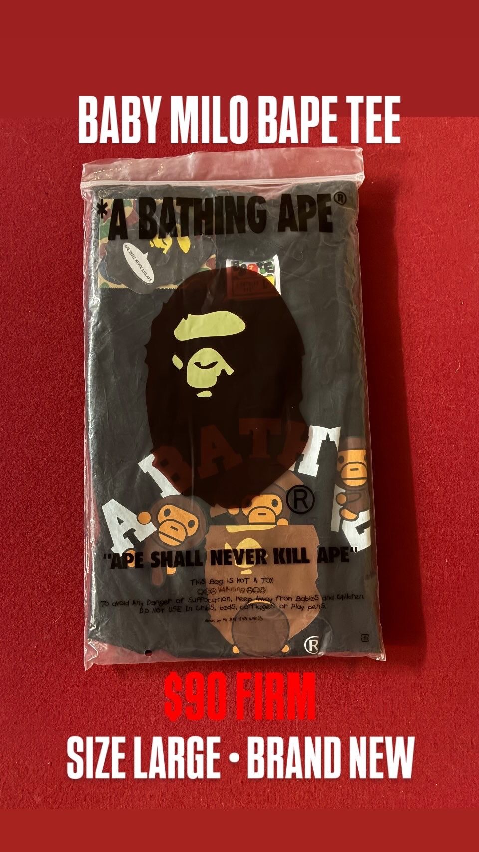 Baby Milo Bape Tee