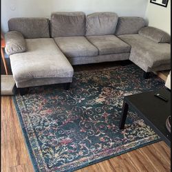 GREY sofa 9 ft. SOFT GREY 