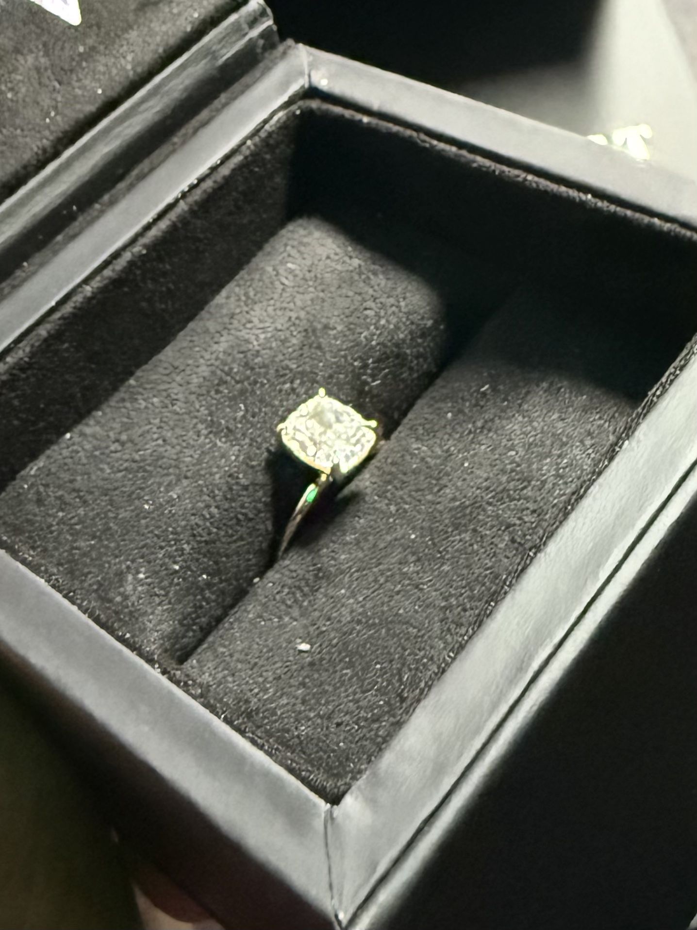 Engagement Ring – Lab Diamond, 14K Yellow Gold